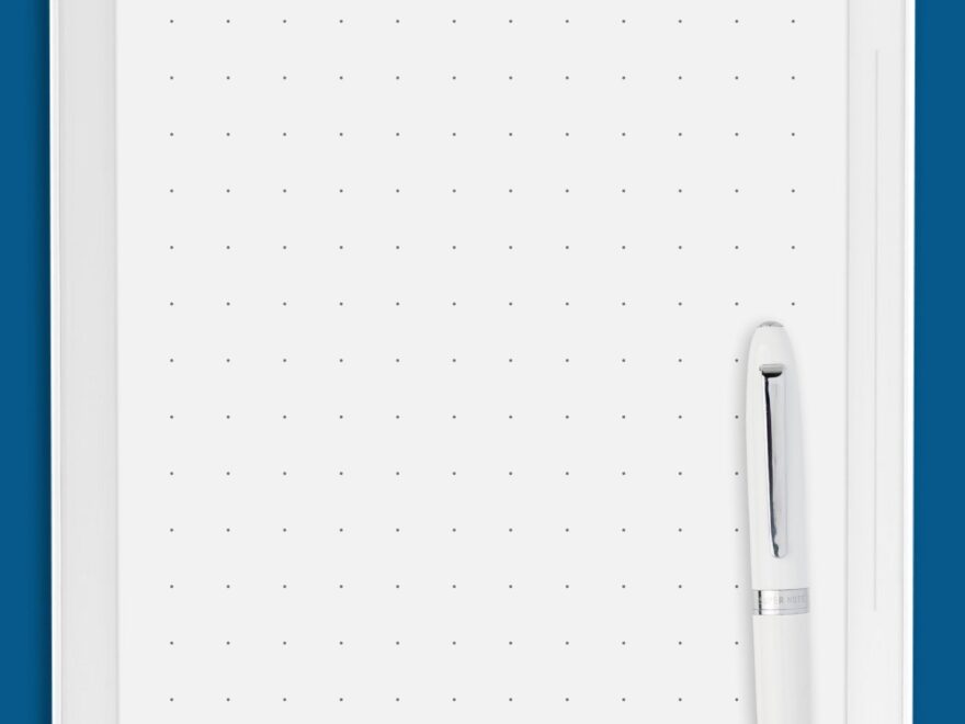 Download Printable Dot Grid Paper With 2 Dots Per Inch PDF