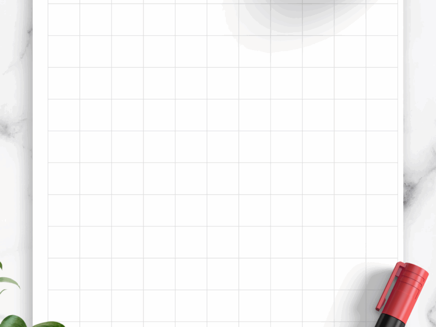 Download Printable Half Inch Graph Paper PDF