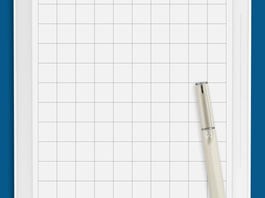 Download Printable Square Grid Wide PDF