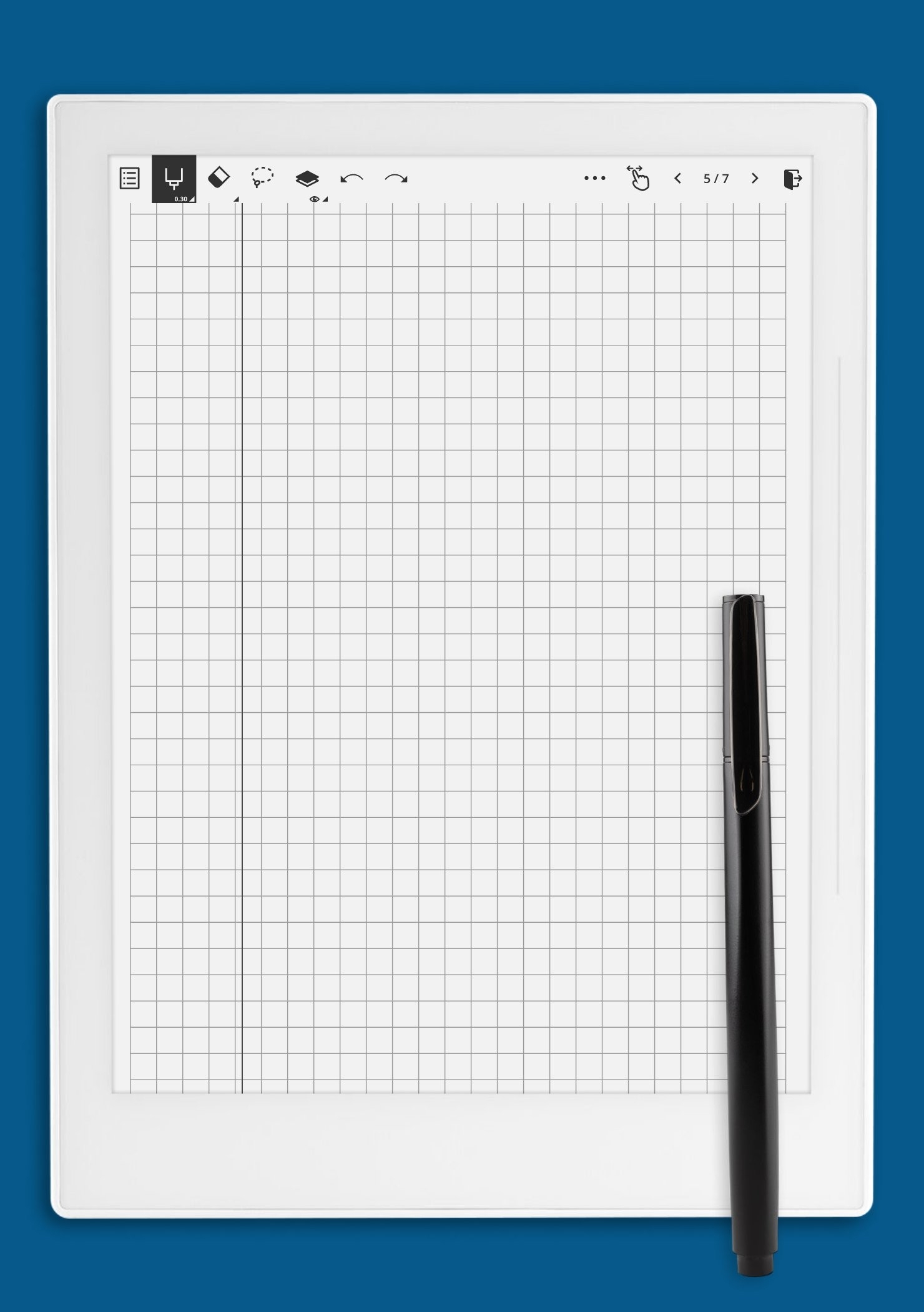 Full Size Full Page Graph Paper Printable