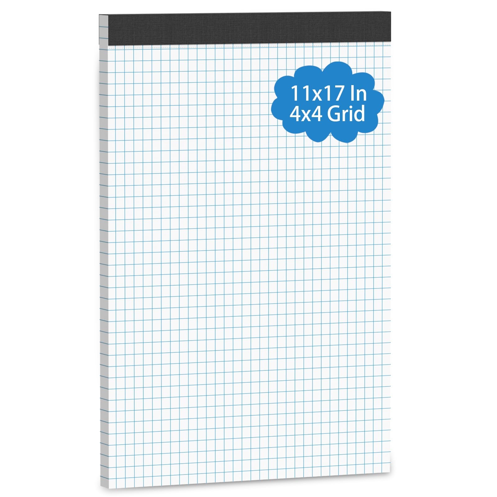 Drafting Paper Engineering Graph Paper Pads 11x17 Quadrille 25 Sheets 50 Pages Grid Graph Paper 11x17