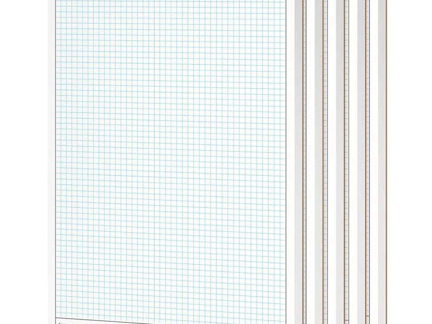 Drawing Pad 11x17 Graph Paper Pad 50 Sheet Blueprint Grid Paper For Drafting Engineering Large Graph Paper