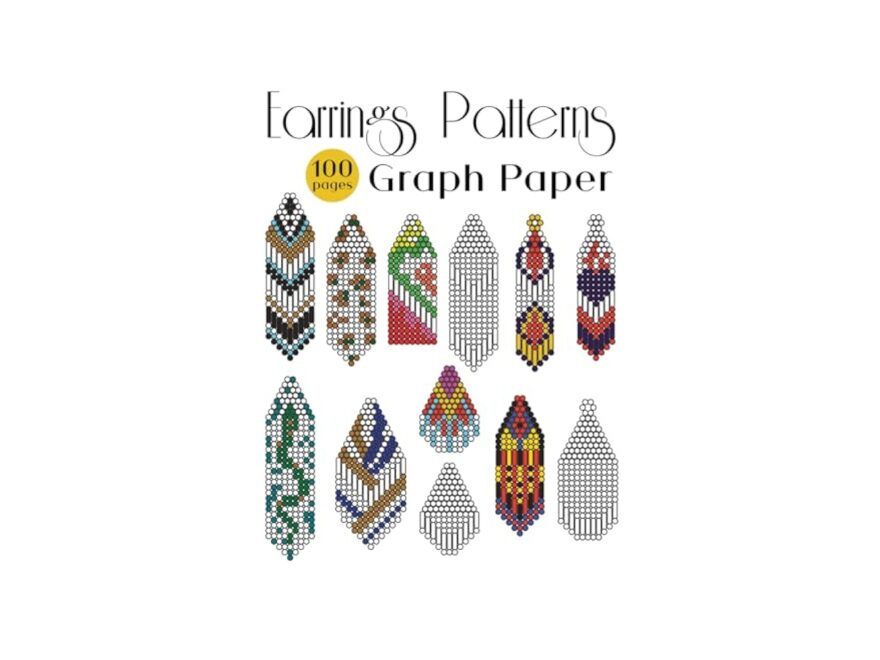 Earrings Patterns Graph Paper 12 Design Templates Seed Bead Craft Projects 100 Pages 8 5 X 11 Inches Create Your Own Earring Designs Corneiciuc Ina 9798376528419 Amazon Books