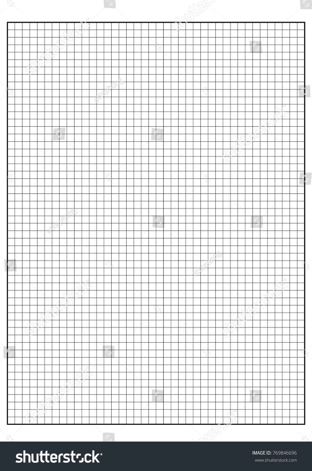 Engineering Graph Paper Printable Graph Paper Stock Vector Royalty Free 769846696 Shutterstock