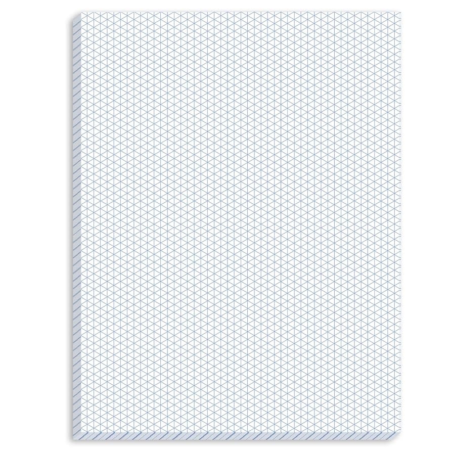 Engineering Paper Engineering Isometric Graph Paper Notebook Graph Paper Notebook Journal 1 4 Equilateral Triangle For 3D Design Technical Drawing Write And Note 11x17 Paper