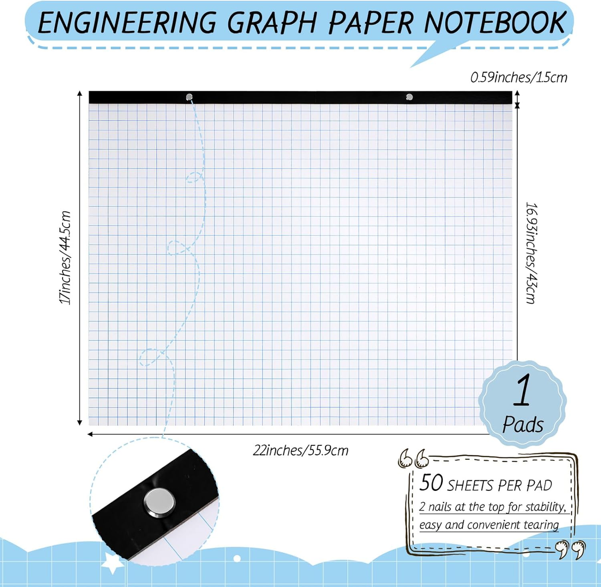 Printable Landscape Graph Paper With Large Squares