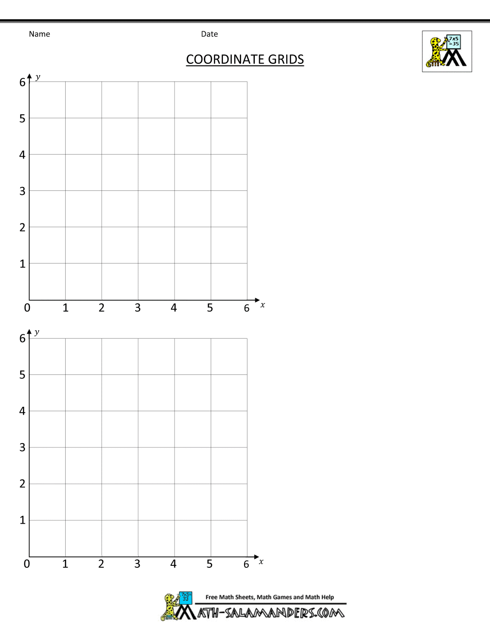 Free Printable Graph Paper 6 Per Page