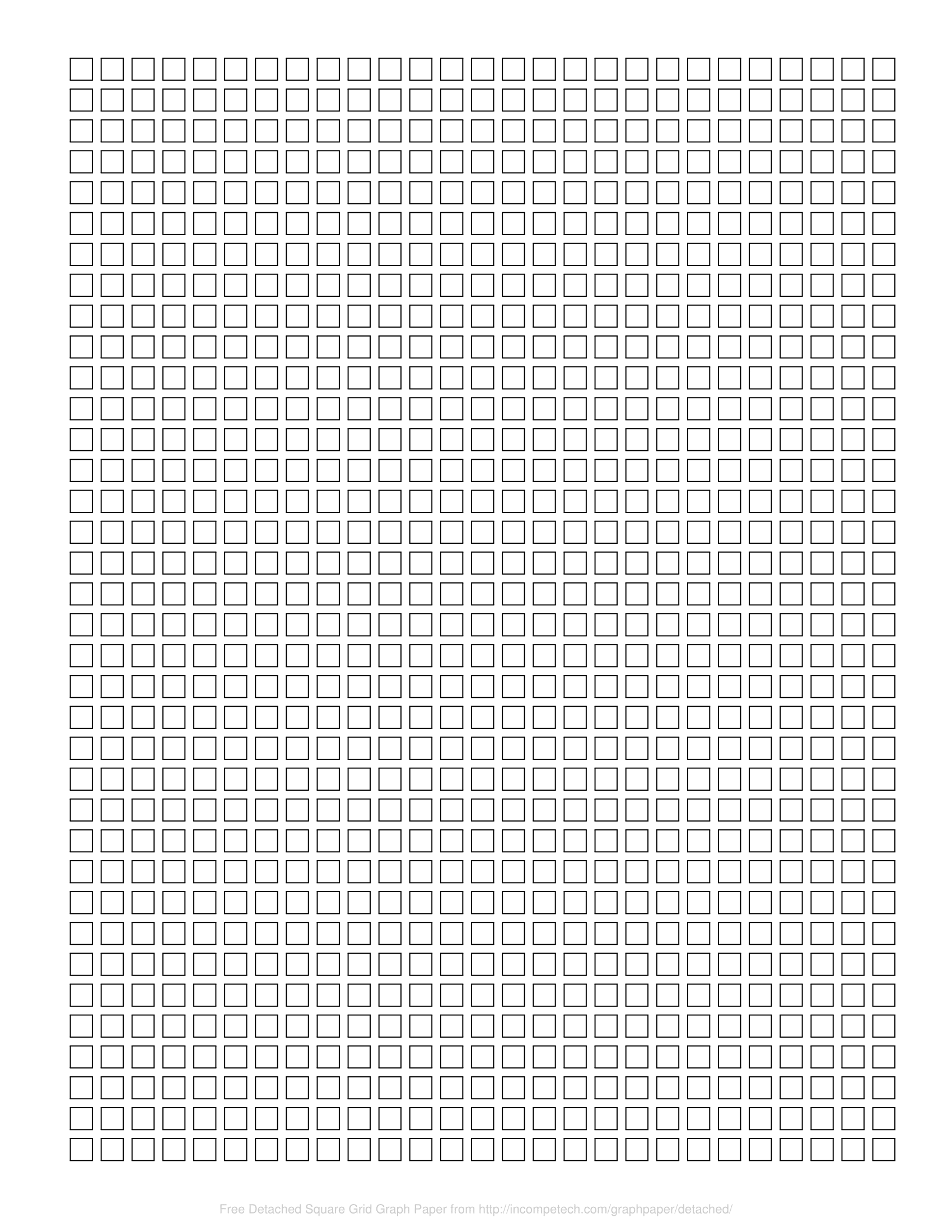 Free Online Graph Paper Detached Squares Free Online Graph Paper Detached Squares