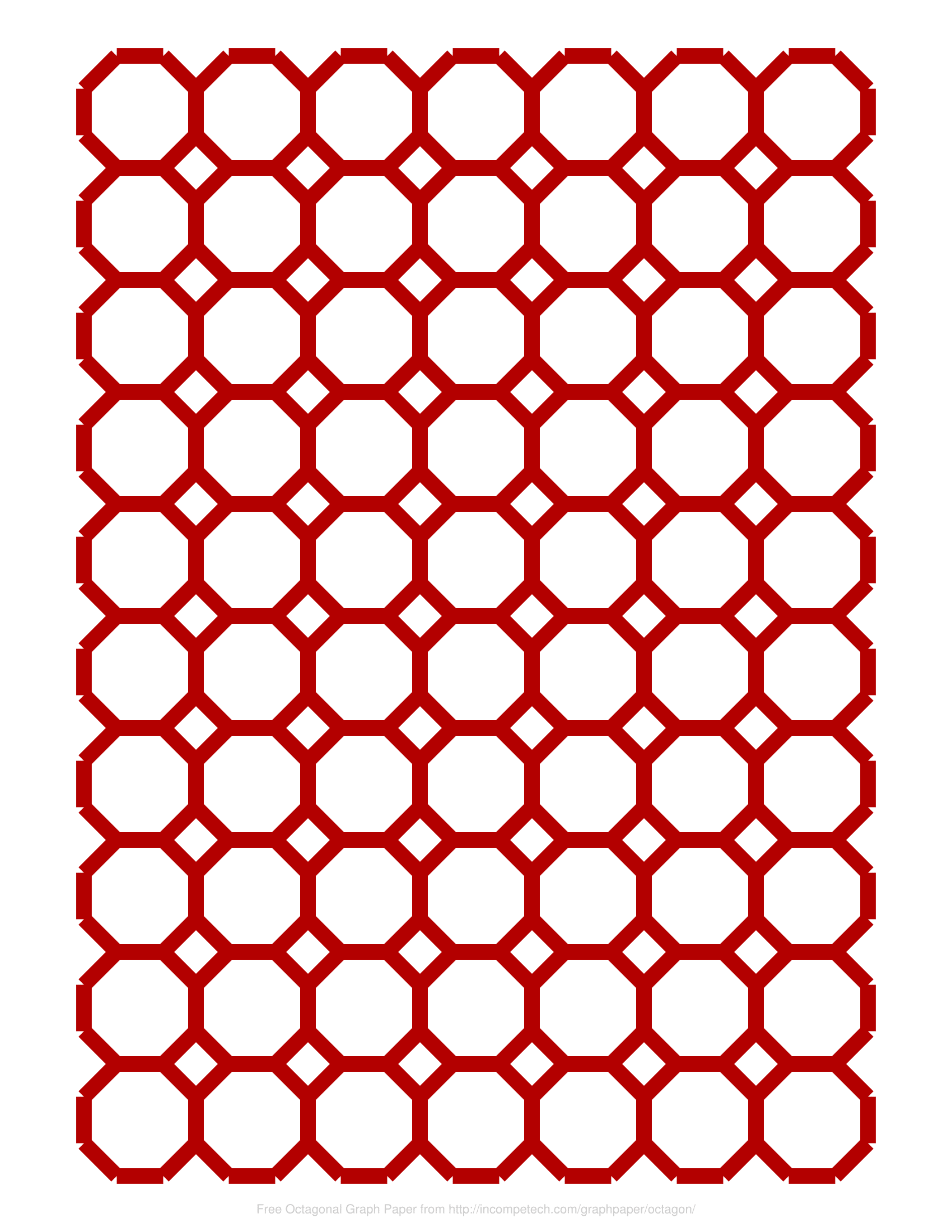 Free Online Graph Paper Octagonal