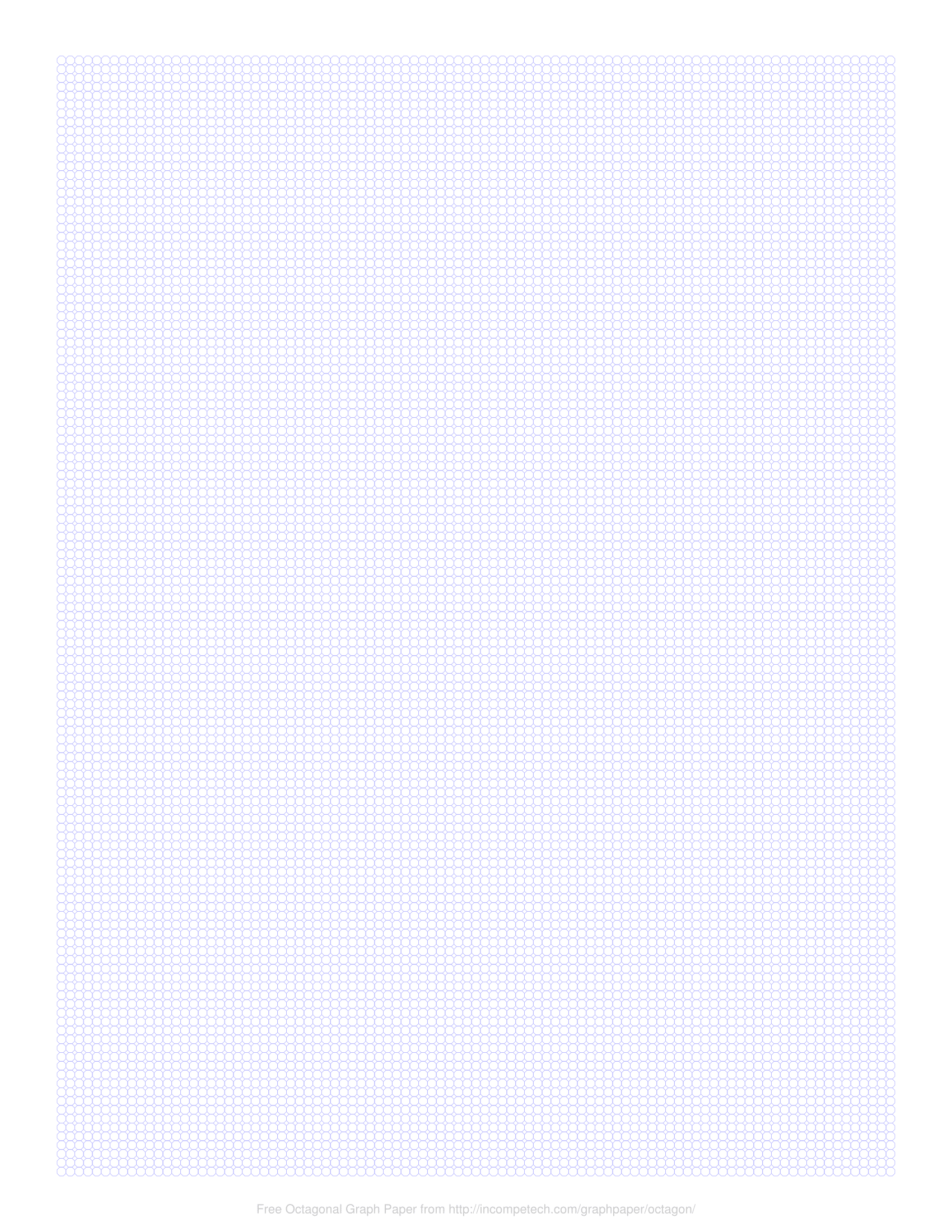 Printable Octagon Graph Paper