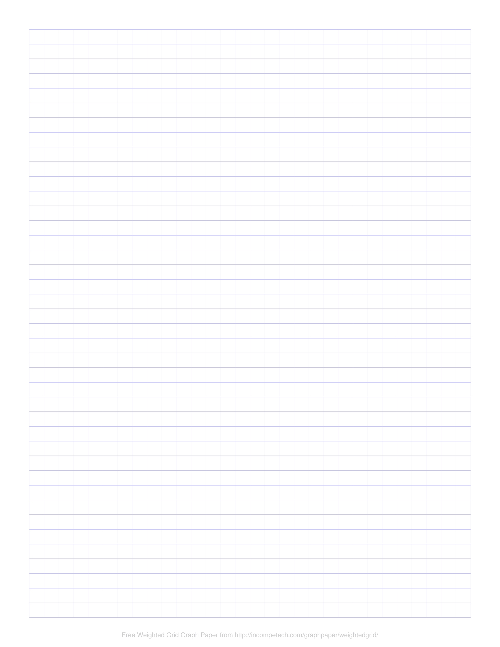 Free Online Graph Paper Weighted Grid