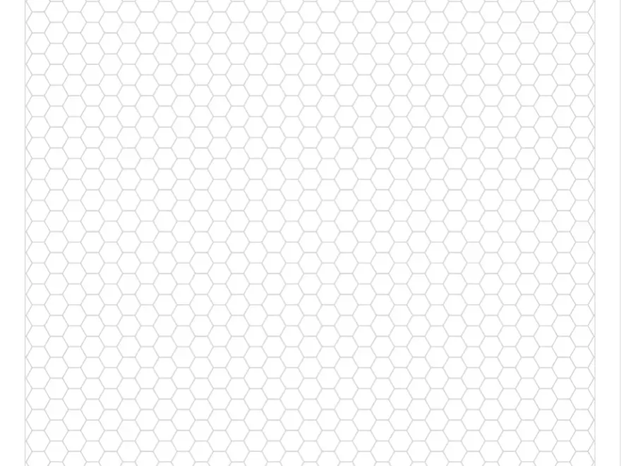 Free Printable 5mm Hexagonal Graph Paper Download And Print PDF