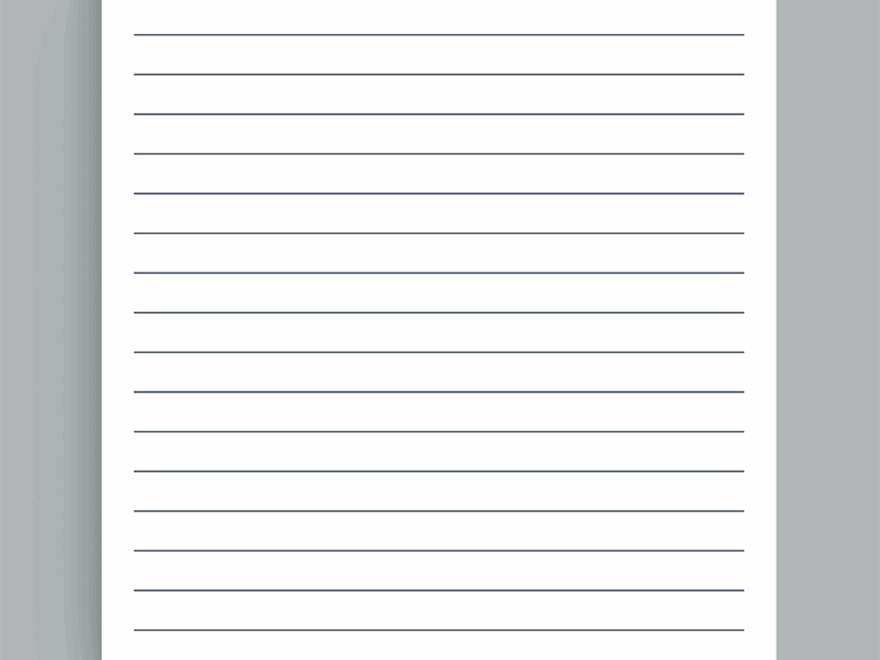 Free Printable Lined Paper Templates Highfile