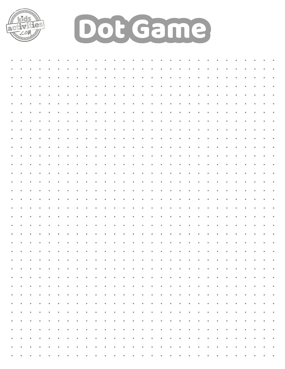 Fun Free Dot Game Printable Kids Activities Blog Fun Free Dot Game Printable Kids Activities Blog