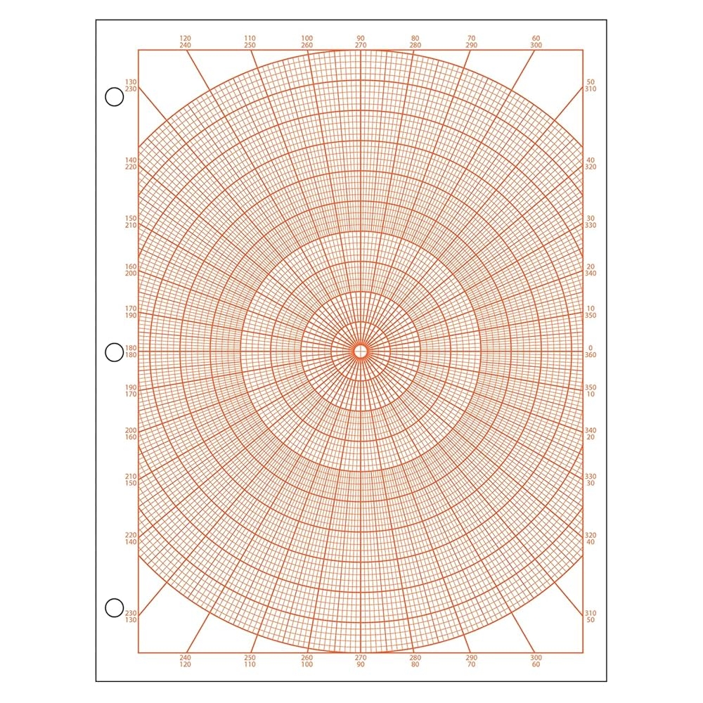 Polar Chart Graph Paper