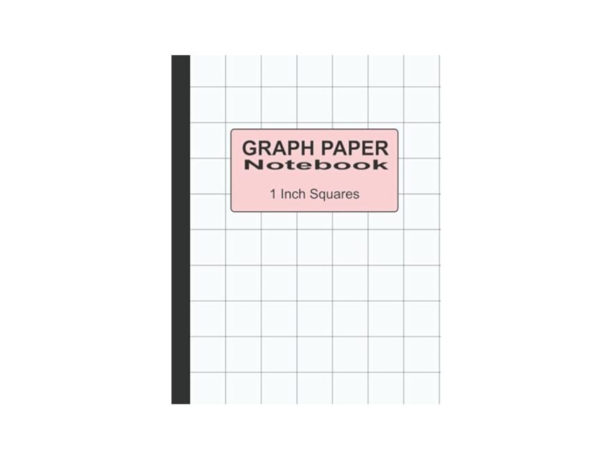 Graph Paper 1 Inch Squares One Square Per Inch Grid Pages Cover White Press Happy 9798530681448 Amazon Books