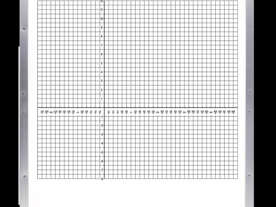 Graph Paper 4x4 Blue Planet Square Coordinate Plane With XY Axis And With Numbers 4x4 Quad Ruled 4 Quadrant Grid 1 Per Page 100 Numbered Pages 50 Double Sided