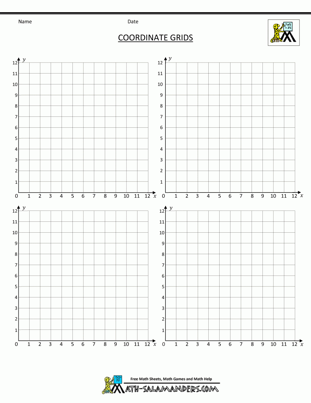 Line Graph Paper Printable With Axis