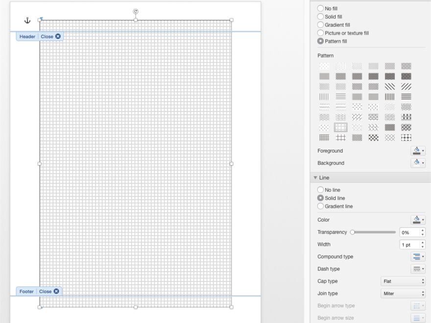 Graph Paper As Background In A Word Document Tiled Pattern Worksheets Library