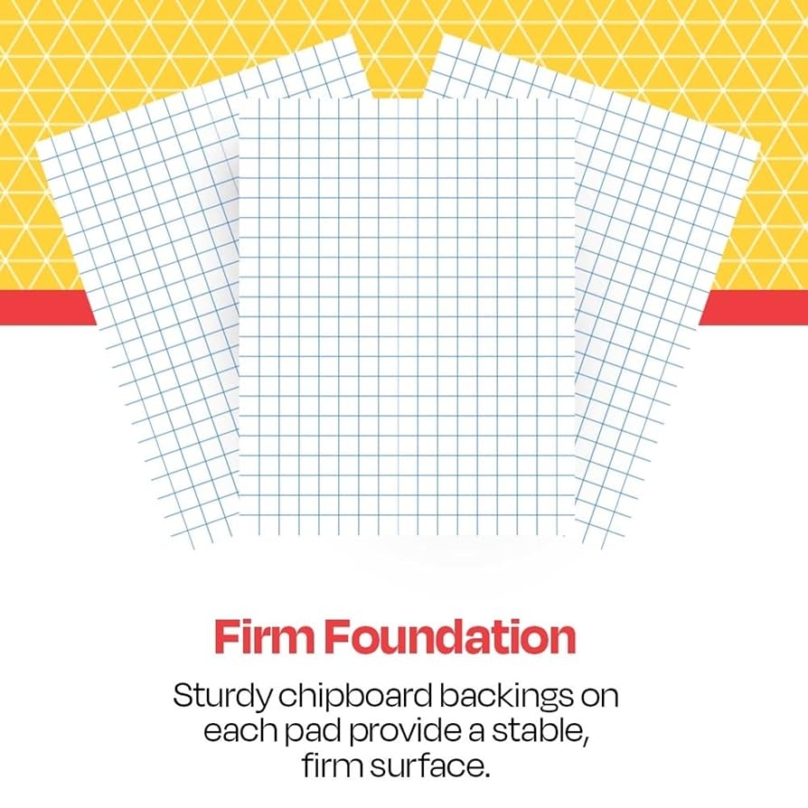 Graph Paper Bulk School Smart Graph Paper Pad With Chipboard Back 8 1 2 X 11 Inches 1 1 4 Graph Paper