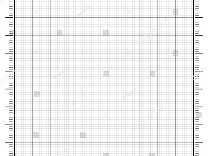 Graph Paper Coordinate Paper Grid Paper Stock Vector Royalty Free 646701208 Shutterstock
