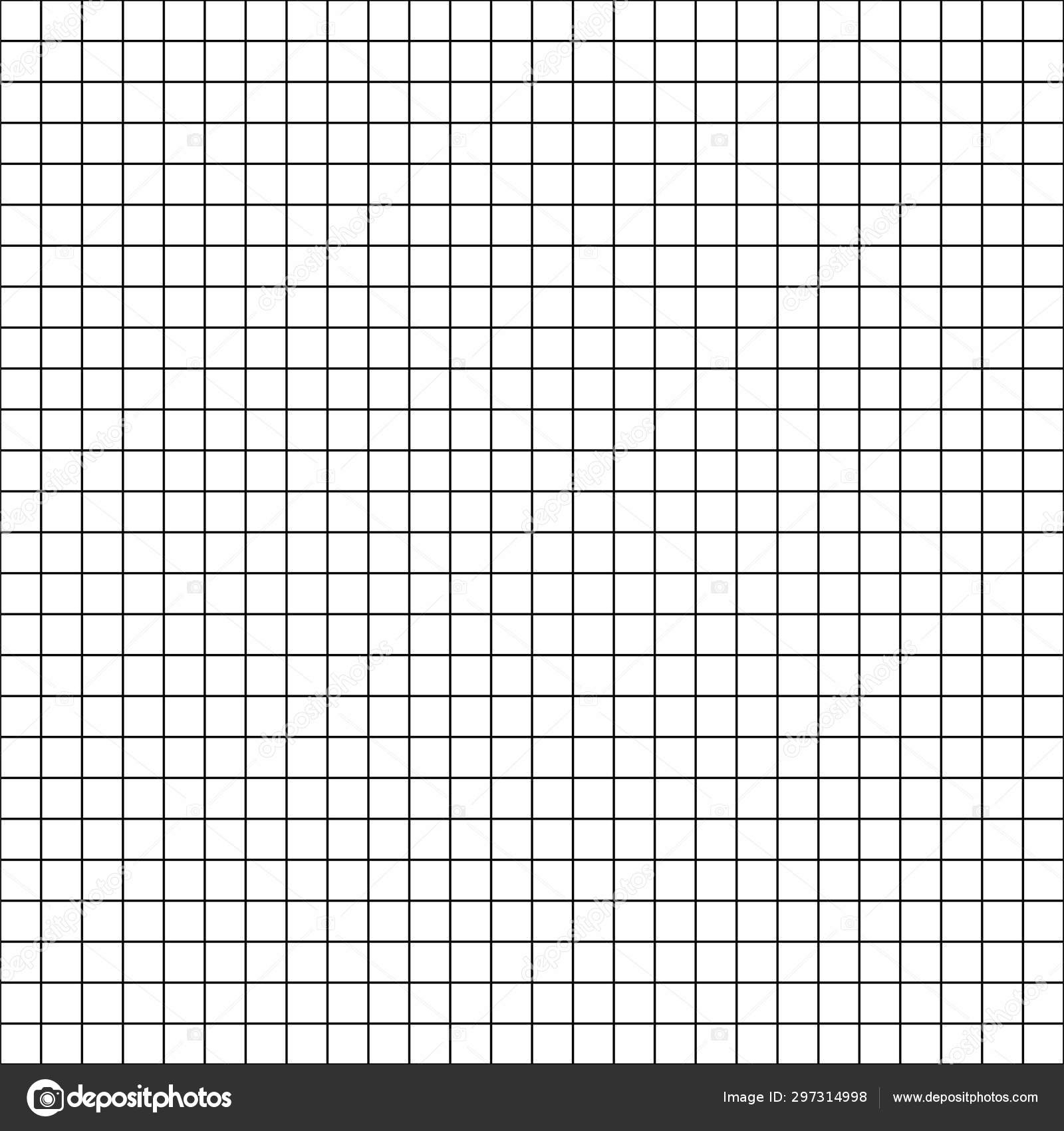 Graph Paper Grid White Background Seamless Pattern Stock Vector By Fishpouch 297314998