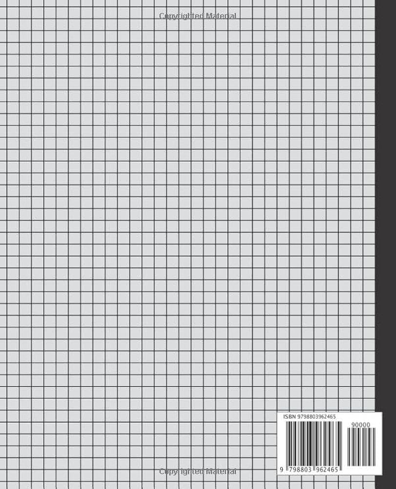 Graph Paper Notebook Graph grid Notebook For Note Writing Sketching Writing Ideas Or Keeping A Personal Journal Grid Paper For Math And Science Ruled 5x5 110 Pages 7 5 X 9 25 Inches 