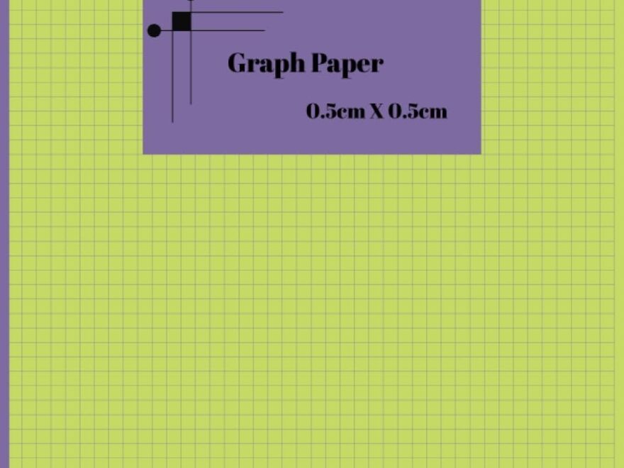 Graph Paper Notebook In 5cm X 5cm Grid 8 5 X 8 5 192 Pages Colour Pop Range blue And Pink Squared Paper Amazon Books