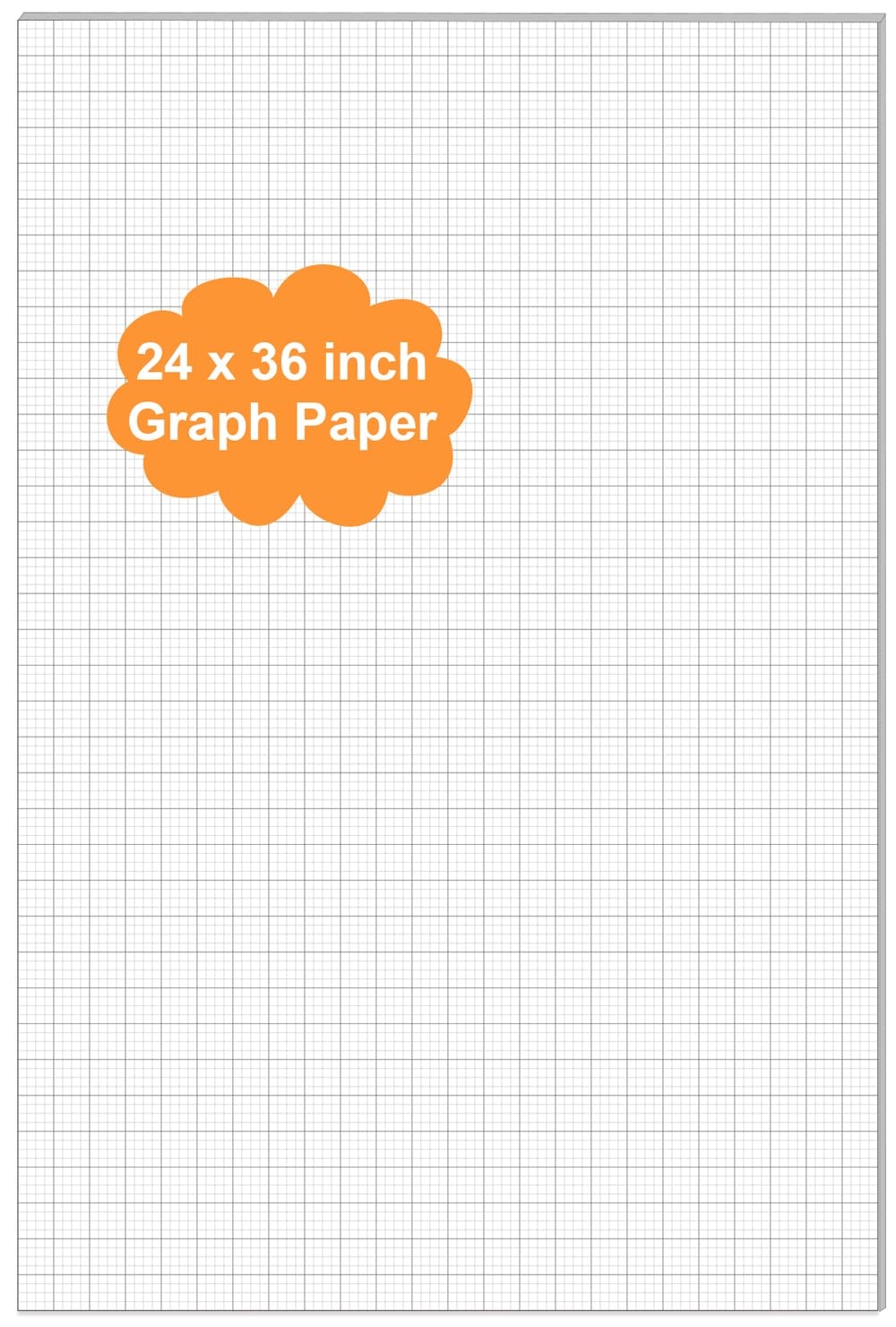 Graph Paper Pad 36 X 24 Large Graph Paper 30 Sheets