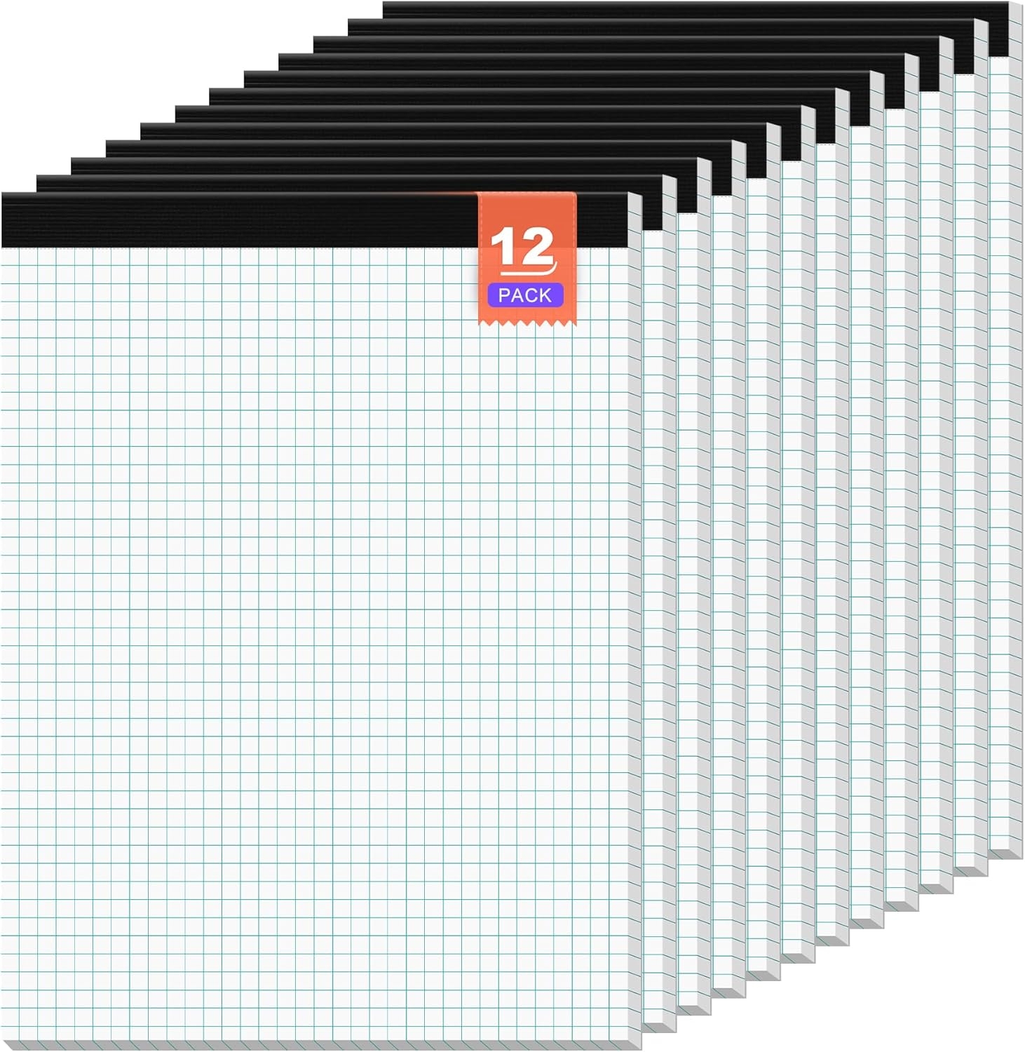 Graph Paper Pad 8 5 X 11 Grid 4x4 X 11 75 In 30 Sheets Whie EBay