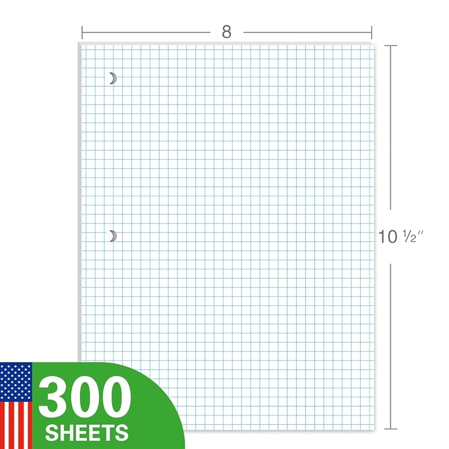 Graph Paper Pads Graph Papers Pads 8 5 X11 Notebook 8 5 X 11 Graph Paper Grid Paper