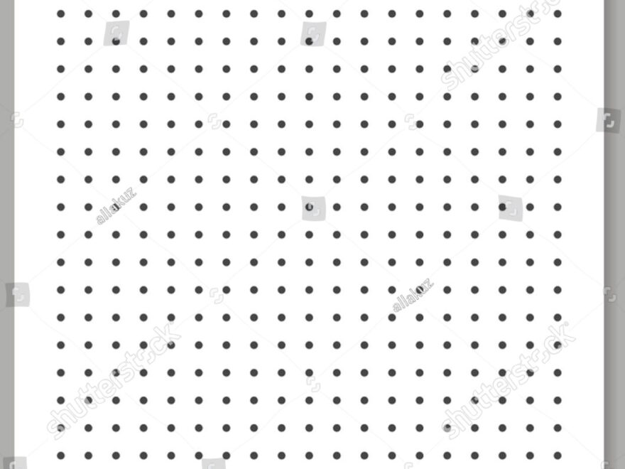 Graph Paper Printable Dotted Grid Paper Stock Vector Royalty Free 2351551857 Shutterstock