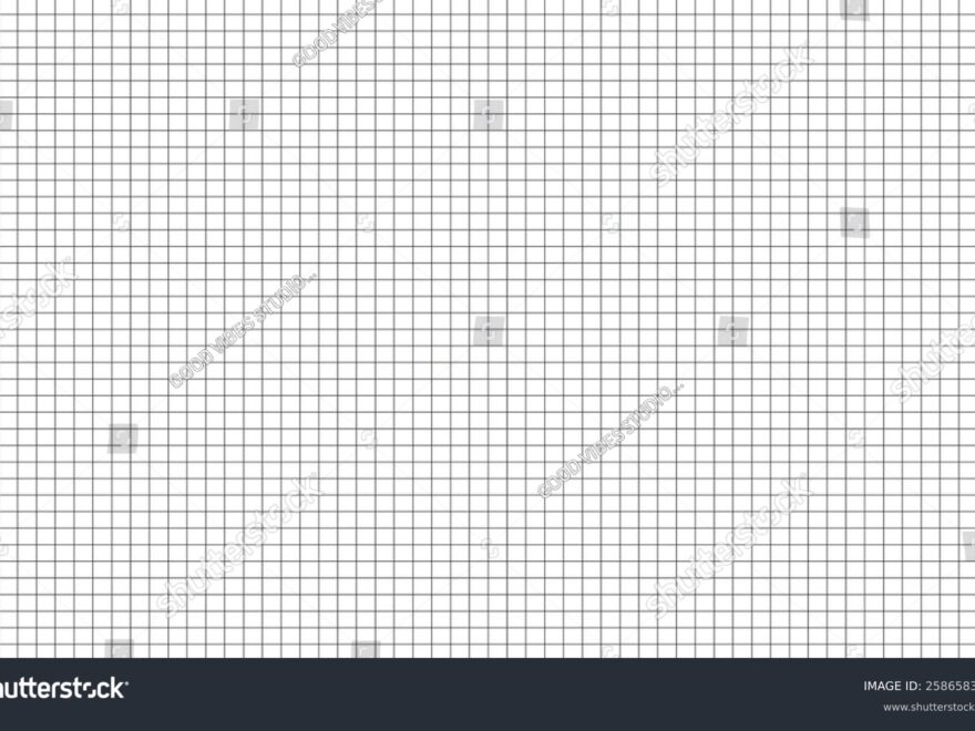 Graph Paper Printable Squared Grid Paper Stock Vector Royalty Free 2586583861 Shutterstock