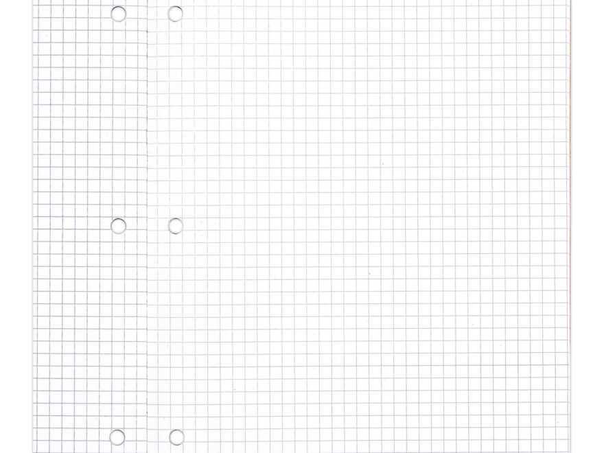 Graph Paper Tablet 3 Hole 8 5 X 11 Quadrille 4 Sq in 20 Sheets Pad 12 Pads Pack Mastersupplyonline