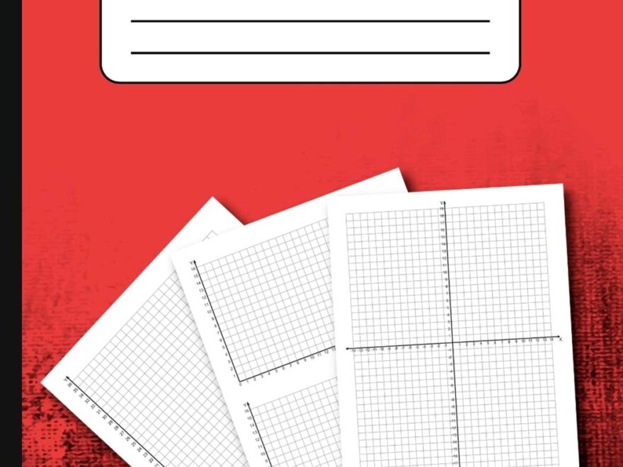 Graphing Paper Notebook Coordinate Plane Graphing Paper Grid Worksheets Publishing SMW 9781689799423 Amazon Books