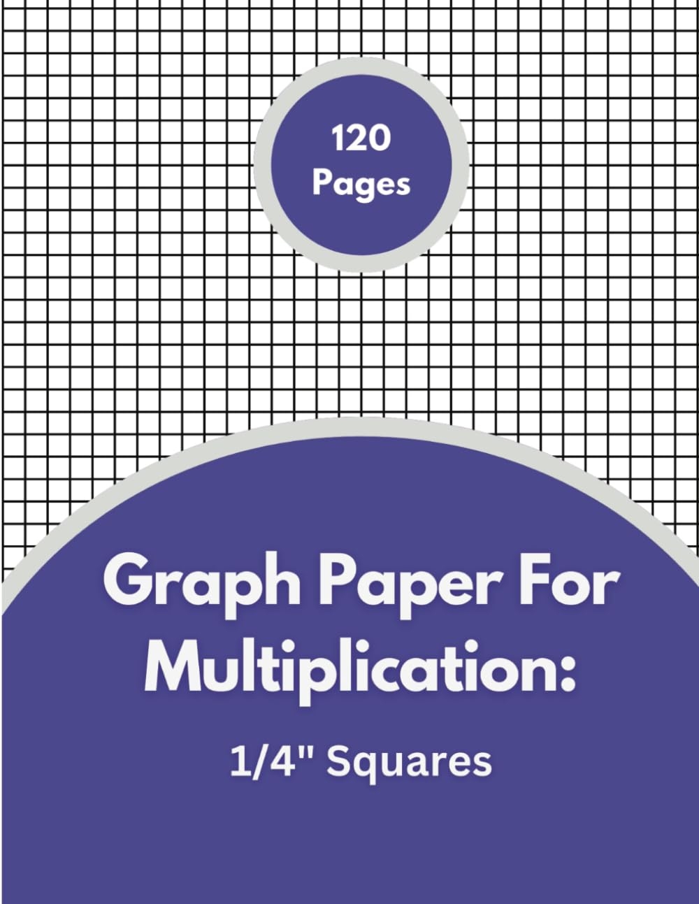 Half Graph Paper Printable Large Grid Math Paper 120 Sheets Of 1 4 Quad Ruled Graph Paper 8 5x11 1 2 Graph Paper