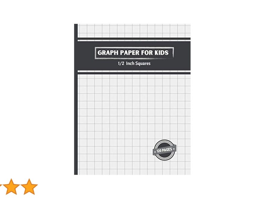 Half Graph Paper Printable PDF DOWNLOAD FREE Graph Paper For Multiplication 1 4 Inch Squares Notebook Graph Paper Composition For Math Problems Kids And Students Large Print Graph Paper Perfect Binding 85 X