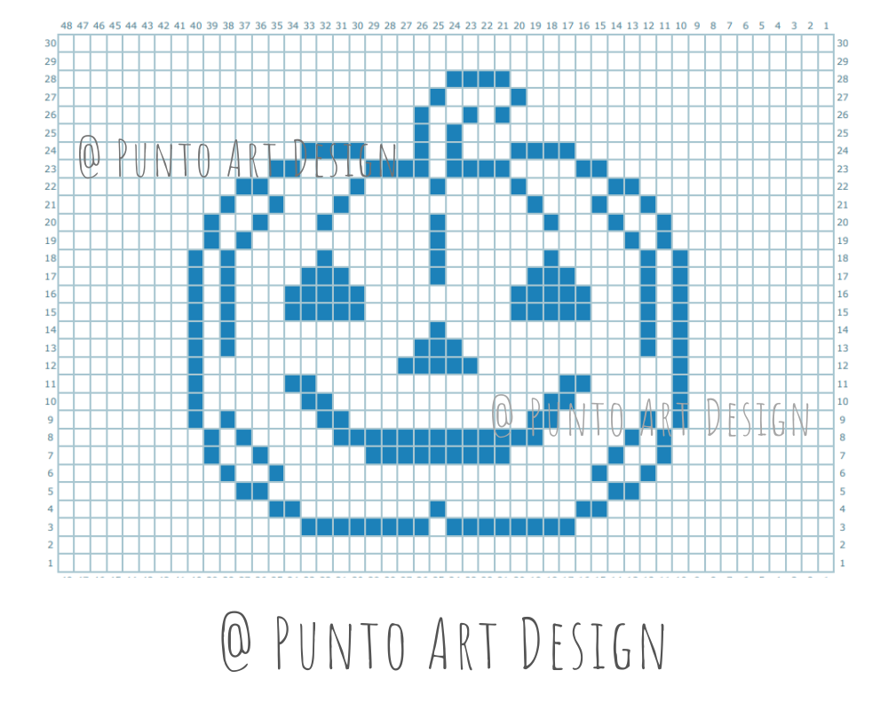 Halloween Design Chart Free Grid Pattern Punto Art Design Halloween Design Chart Free Grid Pattern Punto Art Design