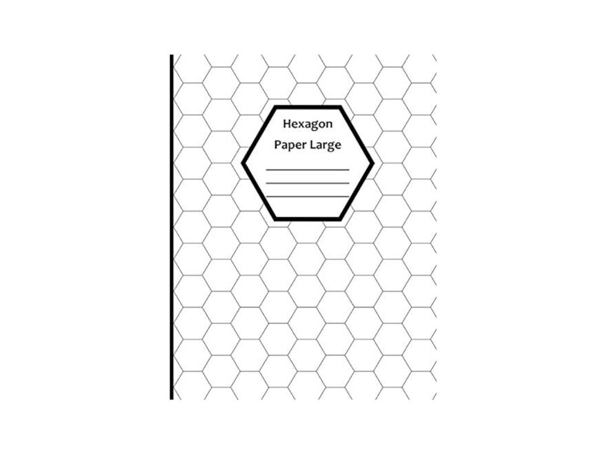 Hexagon Paper Large White Blank Large Hex Graph Paper 8 5 X 11 120 Sheets Factory Red 9781676583752 Amazon Books