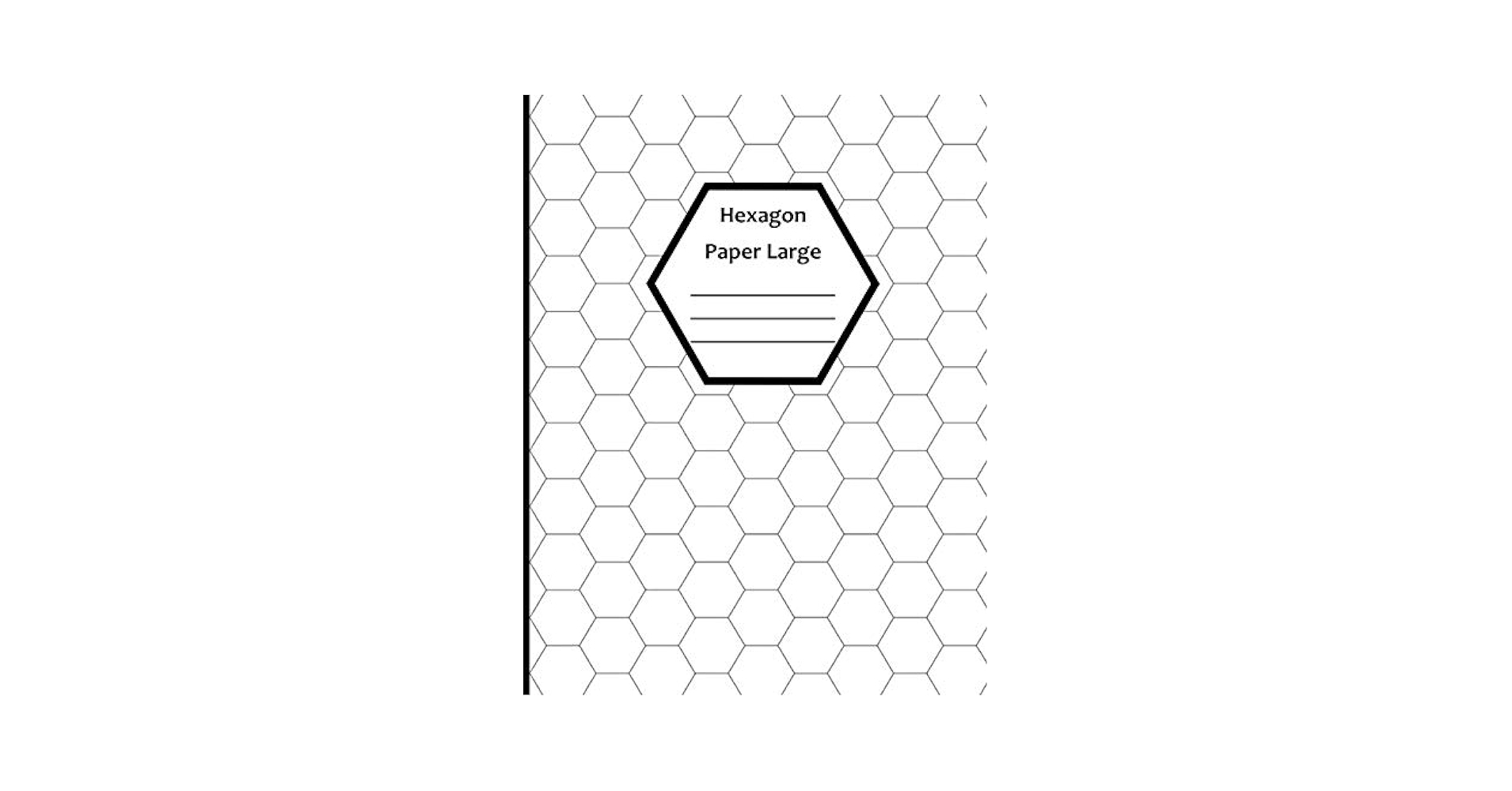 Hexagon Paper Large White Blank Large Hex Graph Paper 8 5 X 11 120 Sheets Factory Red 9781676583752 Amazon Books