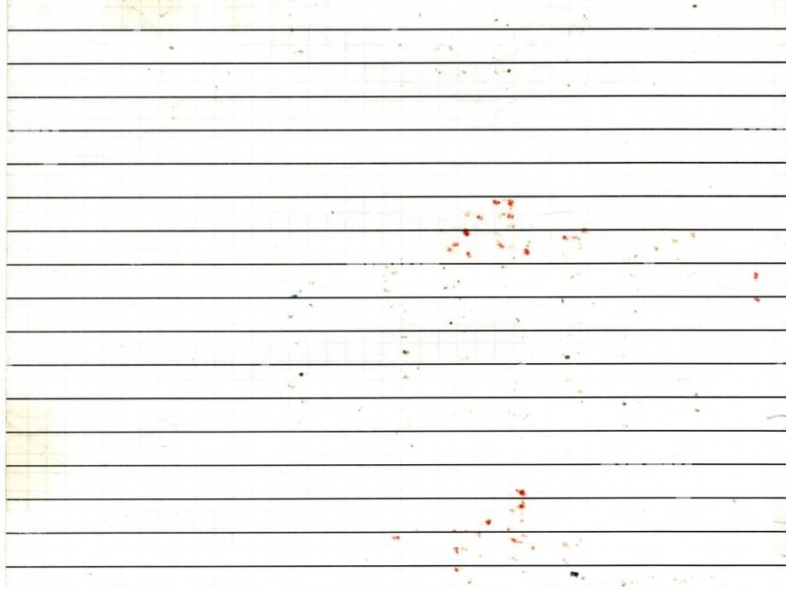 High Resolution Large Image Of Used Worn Out Line Graph Paper Texture Background Scan With Color Stain Spots From Writing With Markers Weathered Old Stock Photo Alamy
