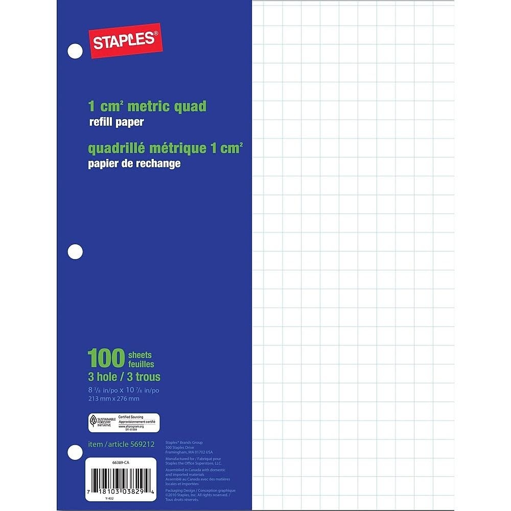 Metric Graph Paper 1cm