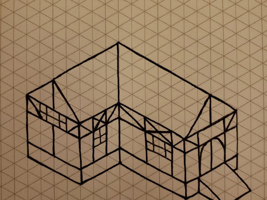 How To Draw An Isometric Village