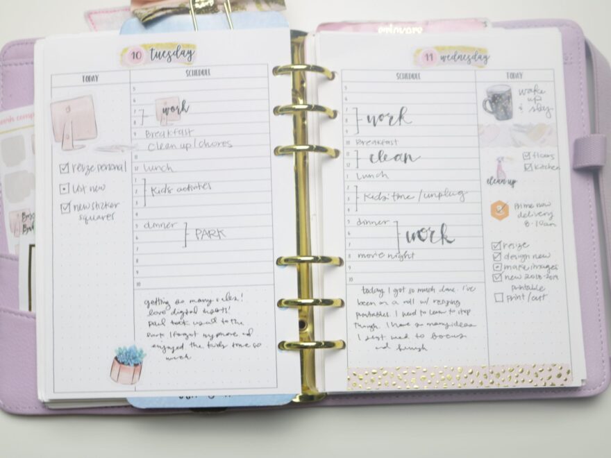 How To Make A Custom Bullet Journal Planner With Free Dot Grid Printables Wendaful Planning Planners Productivity Organization