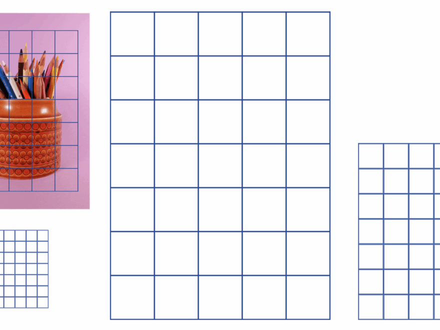 How To Scale A Drawing Using A Grid Mel Rye