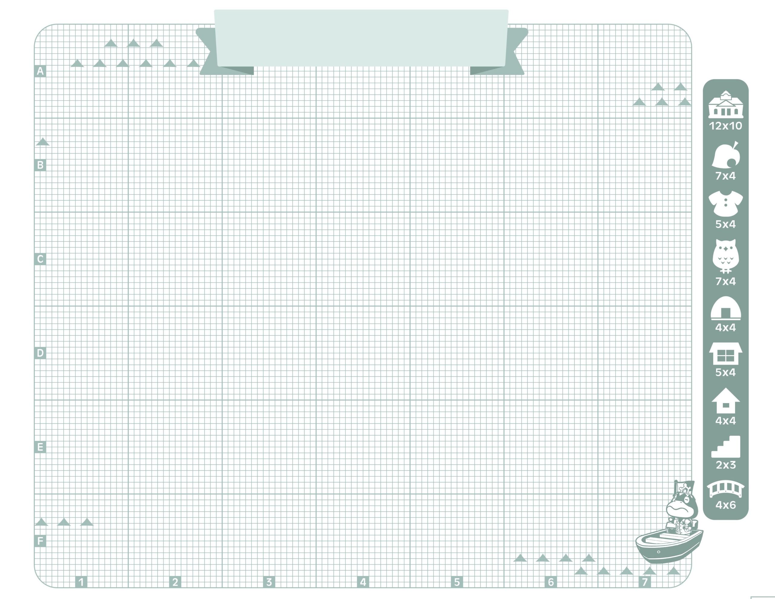 Printable Graph Paper Map