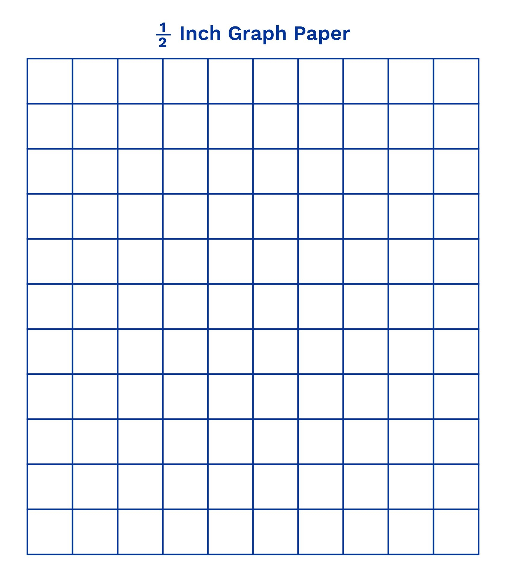 Inch Grid Graph Paper 10 Free PDF Printables Printablee Inch Grid Graph Paper 10 Free PDF Printables Printablee