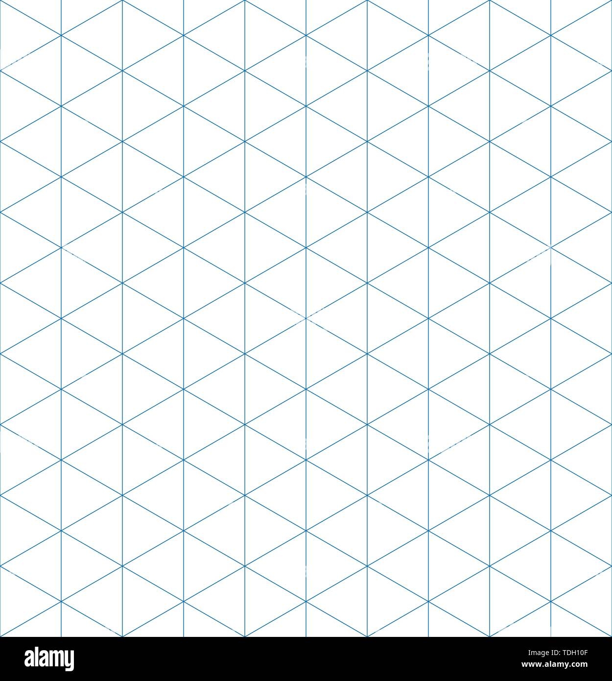Isometric Graph Paper Background Seamless Pattern Vector Illustration Stock Vector Image Art Alamy