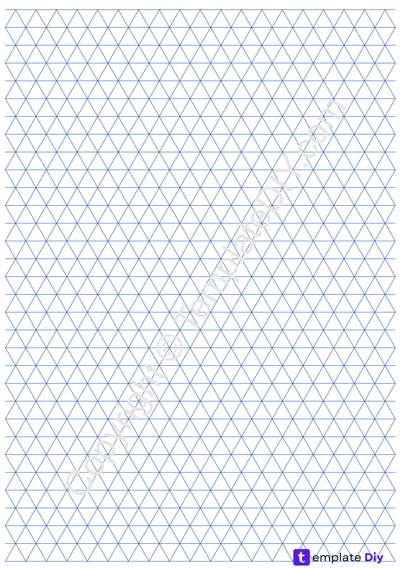 Isometric 60 30 Graph Paper