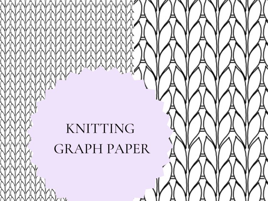 Knit Stitch Blank Printable Graph Paper Blank Knitting Stockinette Stitches Template Grid For Coloring Color Work Fair Isle Designs Etsy
